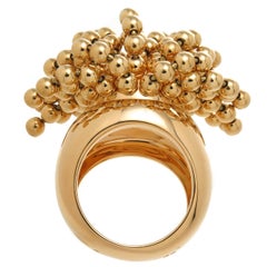 Cartier Yellow Gold Large Nouvelle Vague Perruque Ring