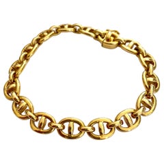 Cartier Yellow Gold Link Bracelet, Solid, Signed "CARTIER", 1995