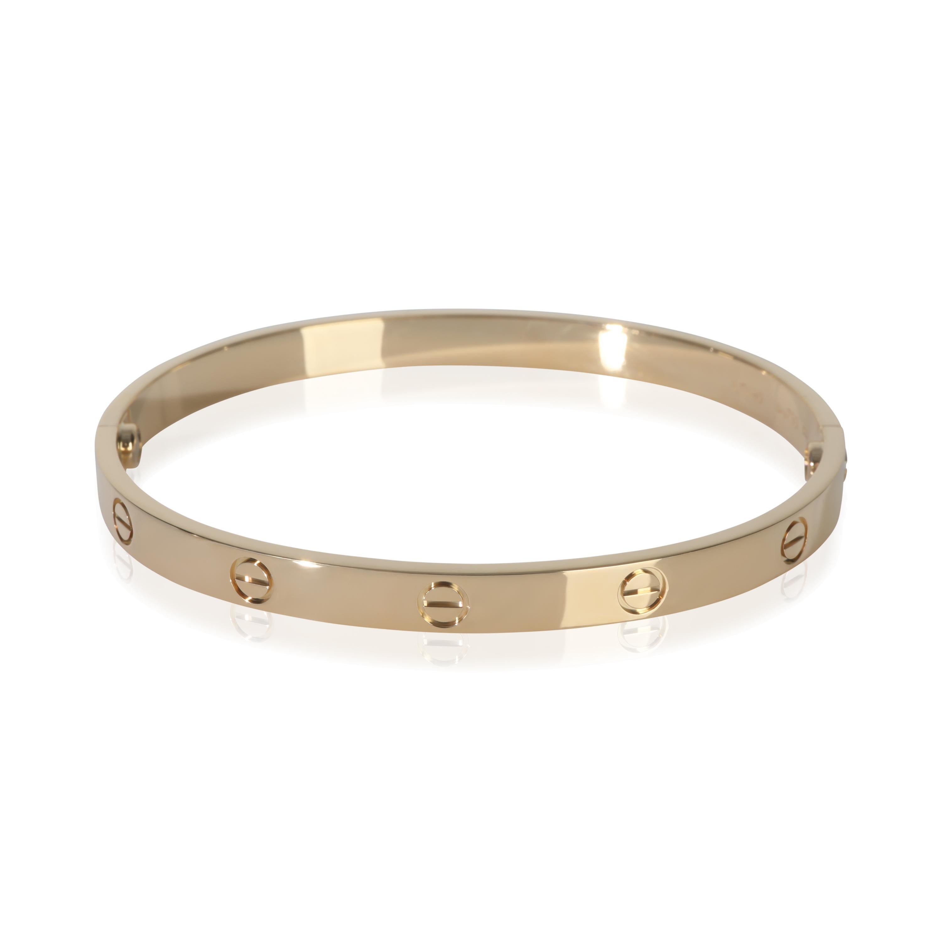 Oro giallo Cartier  Bracciale dell'amore In condizioni ottime in vendita a New York, NY