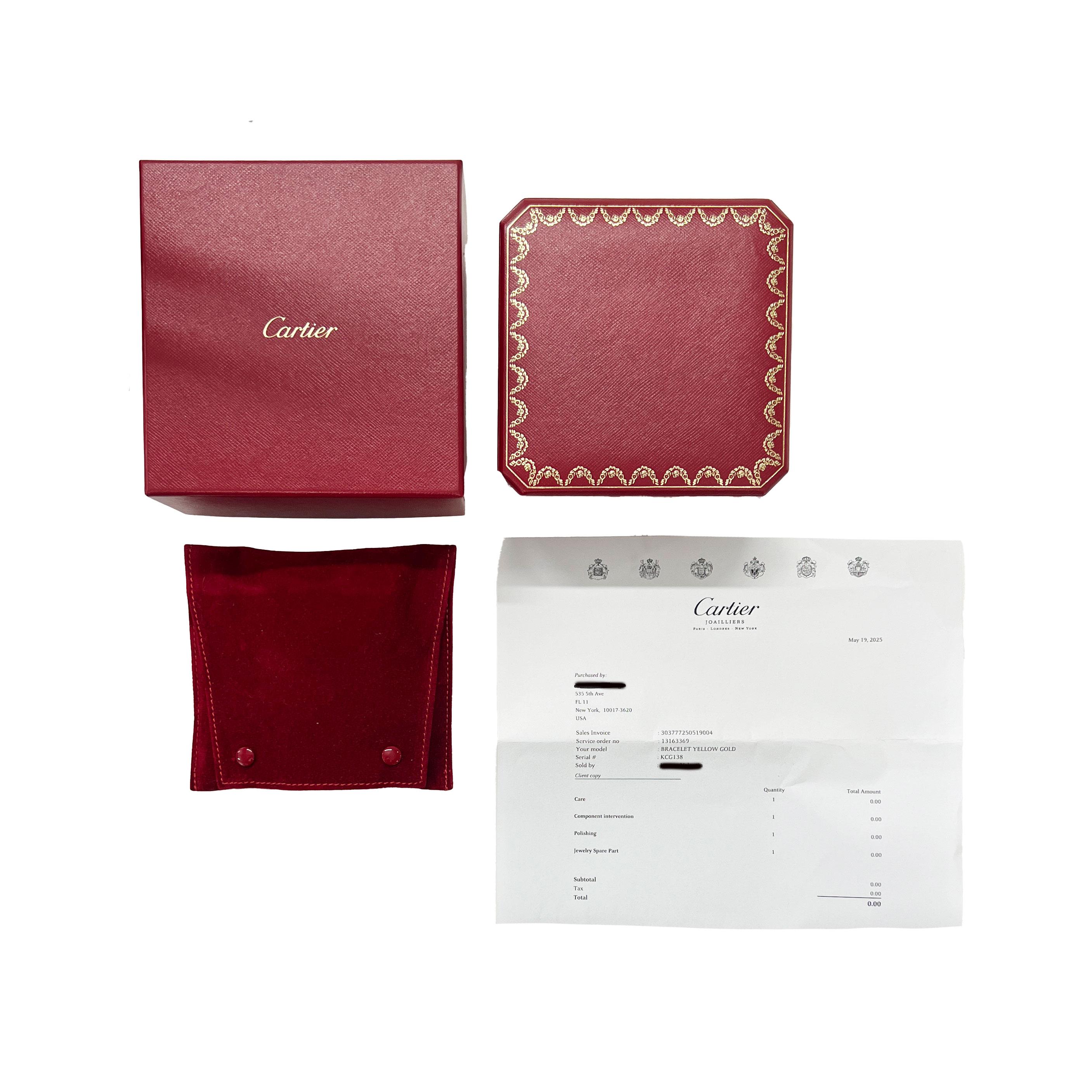Or jaune de Cartier  Bracelet d'amour Pour femmes en vente