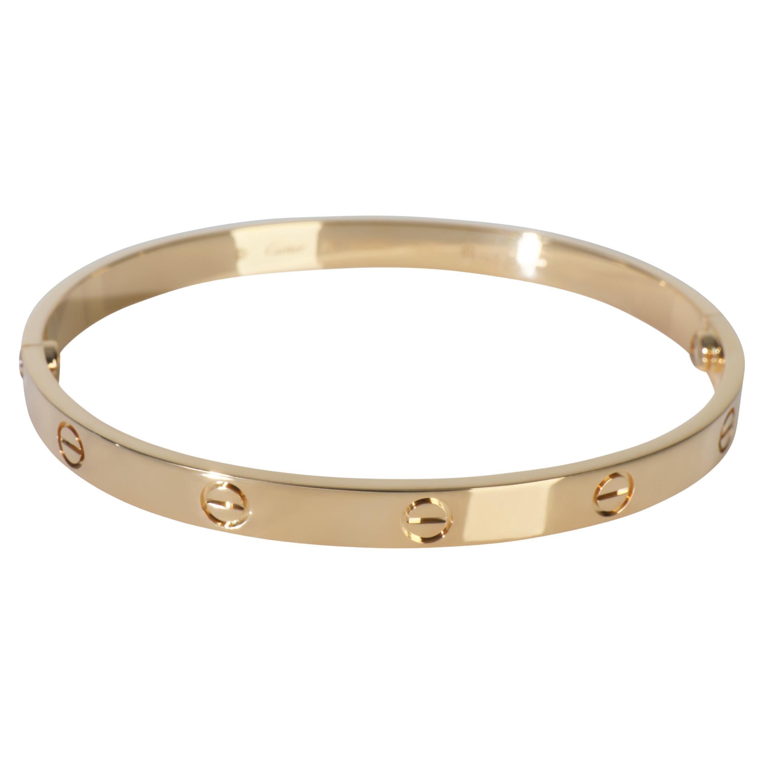 Cartier Yellow Gold  Love Bracelet in vendita