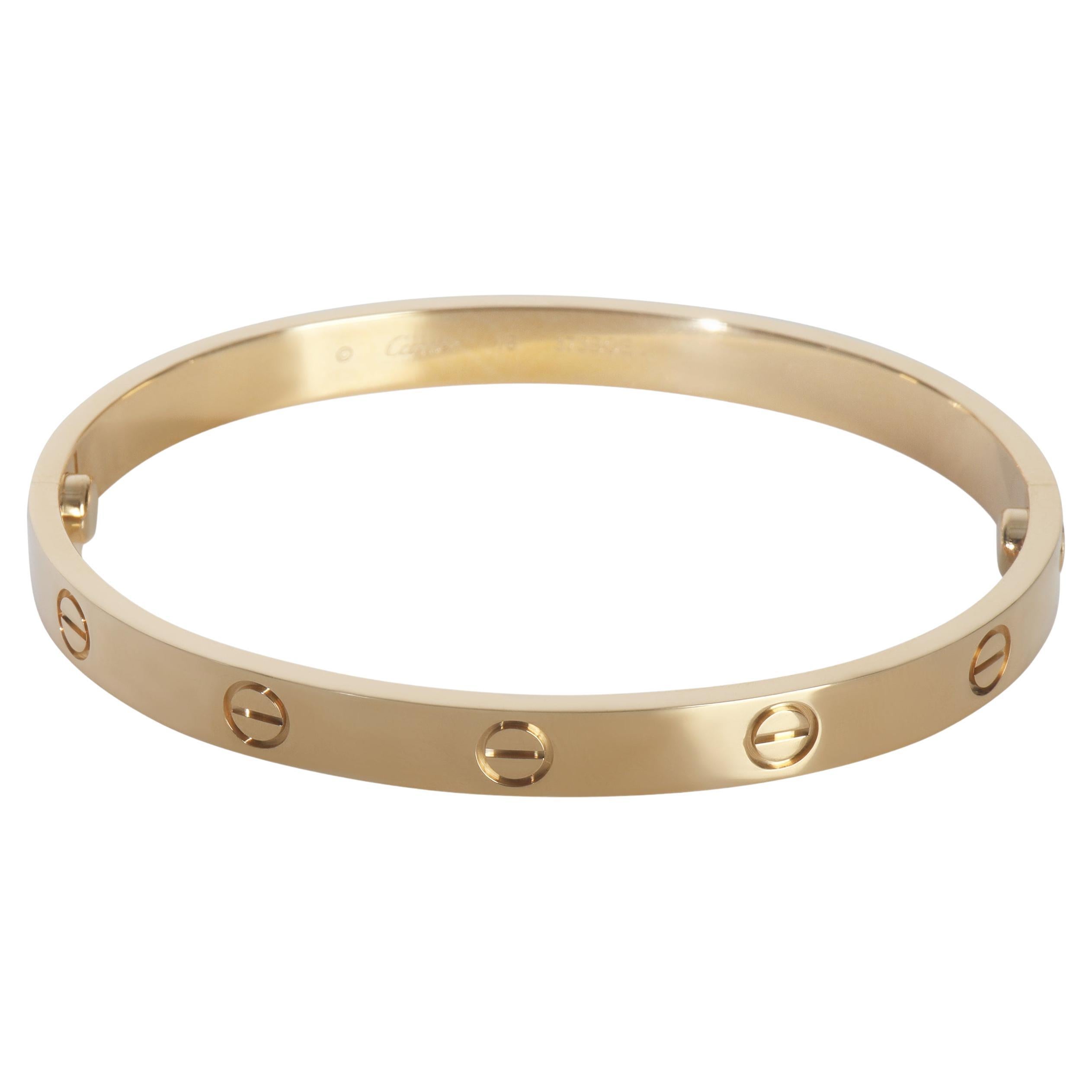 Cartier Yellow Gold  Love Bracelet