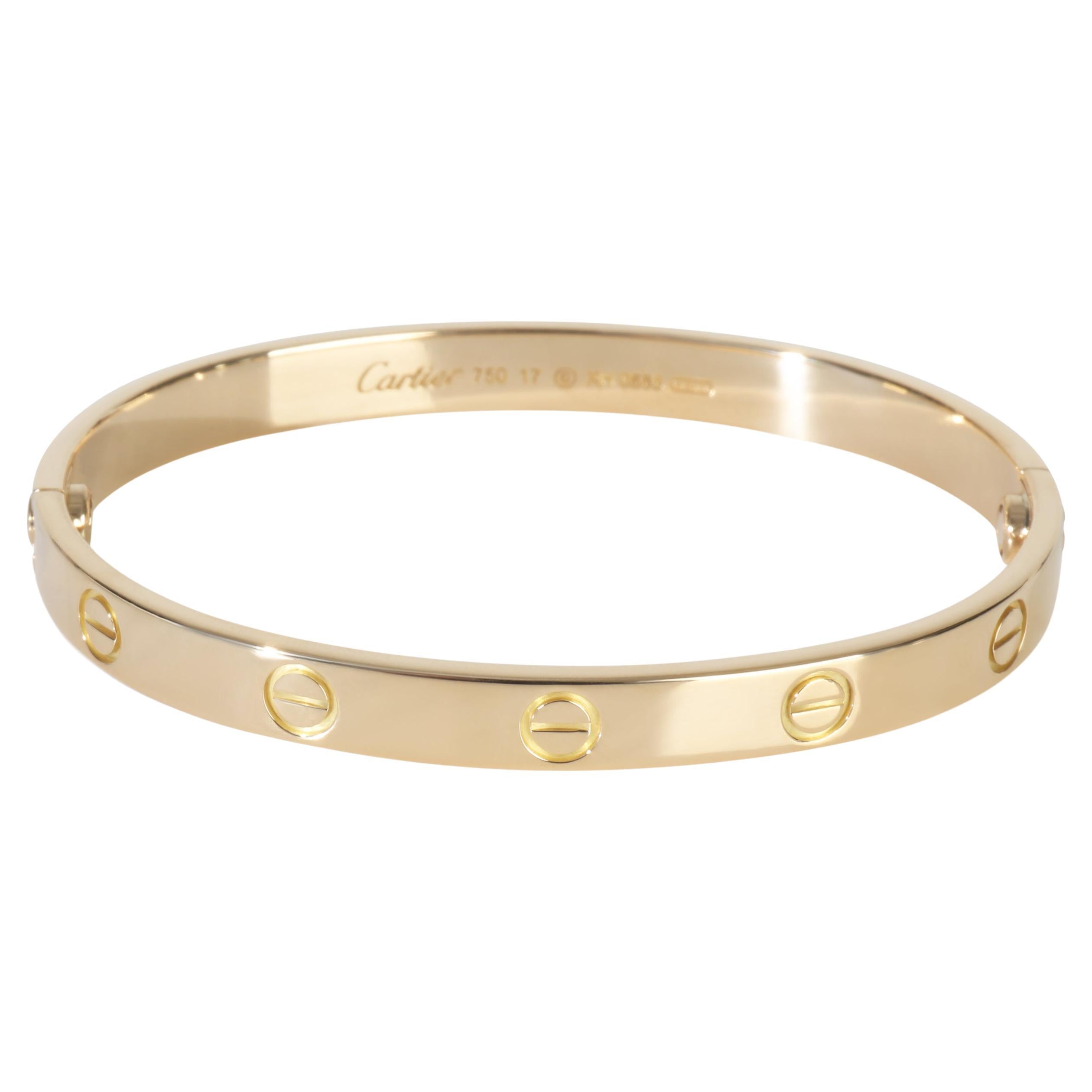 Cartier Yellow Gold  Love Bracelet