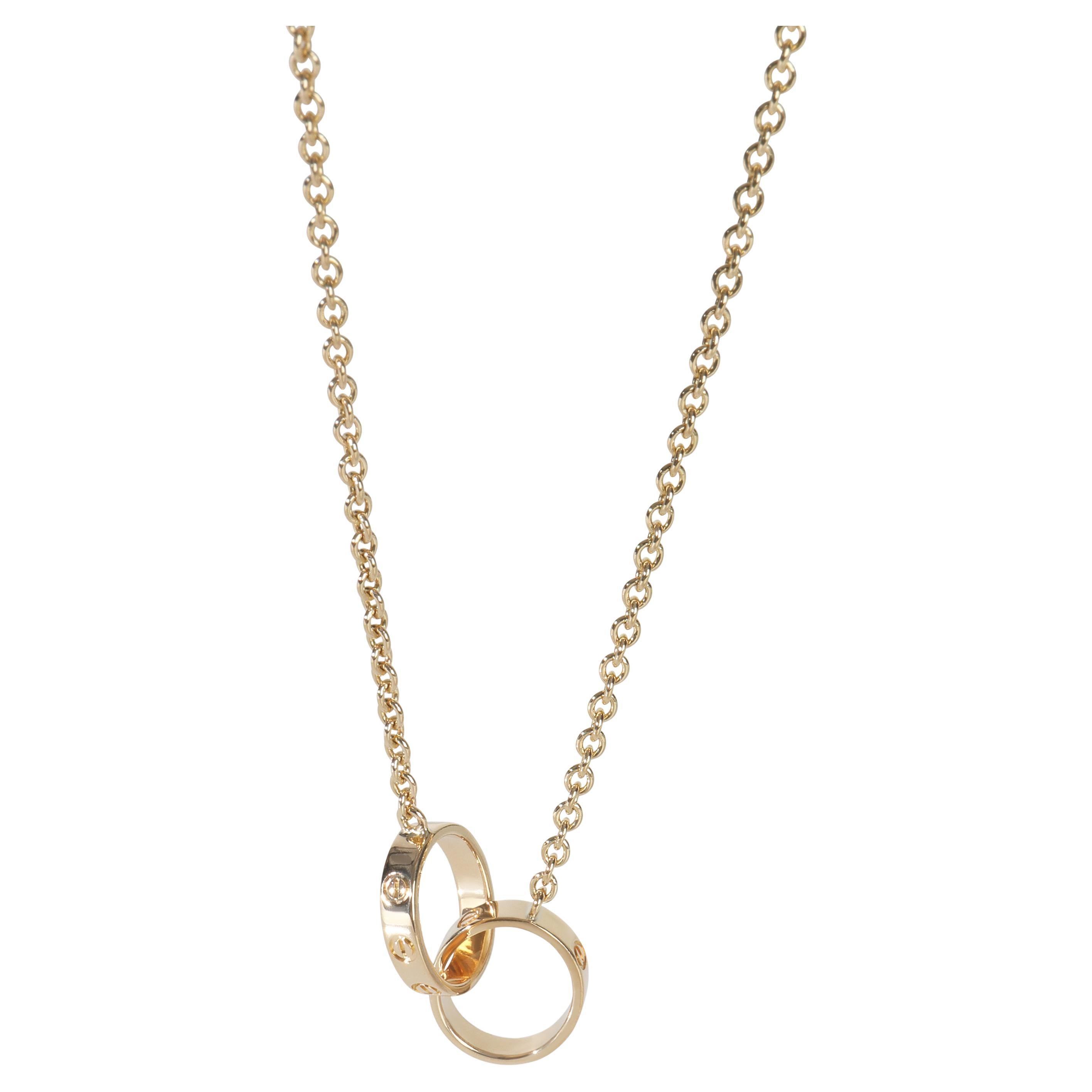 Or jaune de Cartier  Collier d'amour