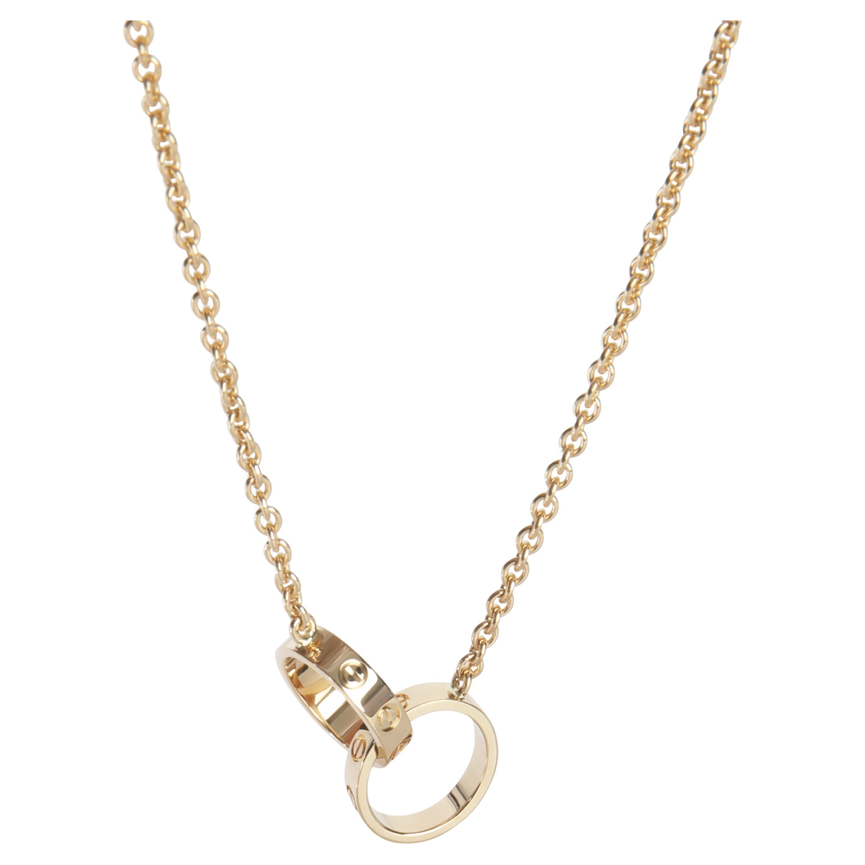 Cartier Yellow Gold  Love Necklace