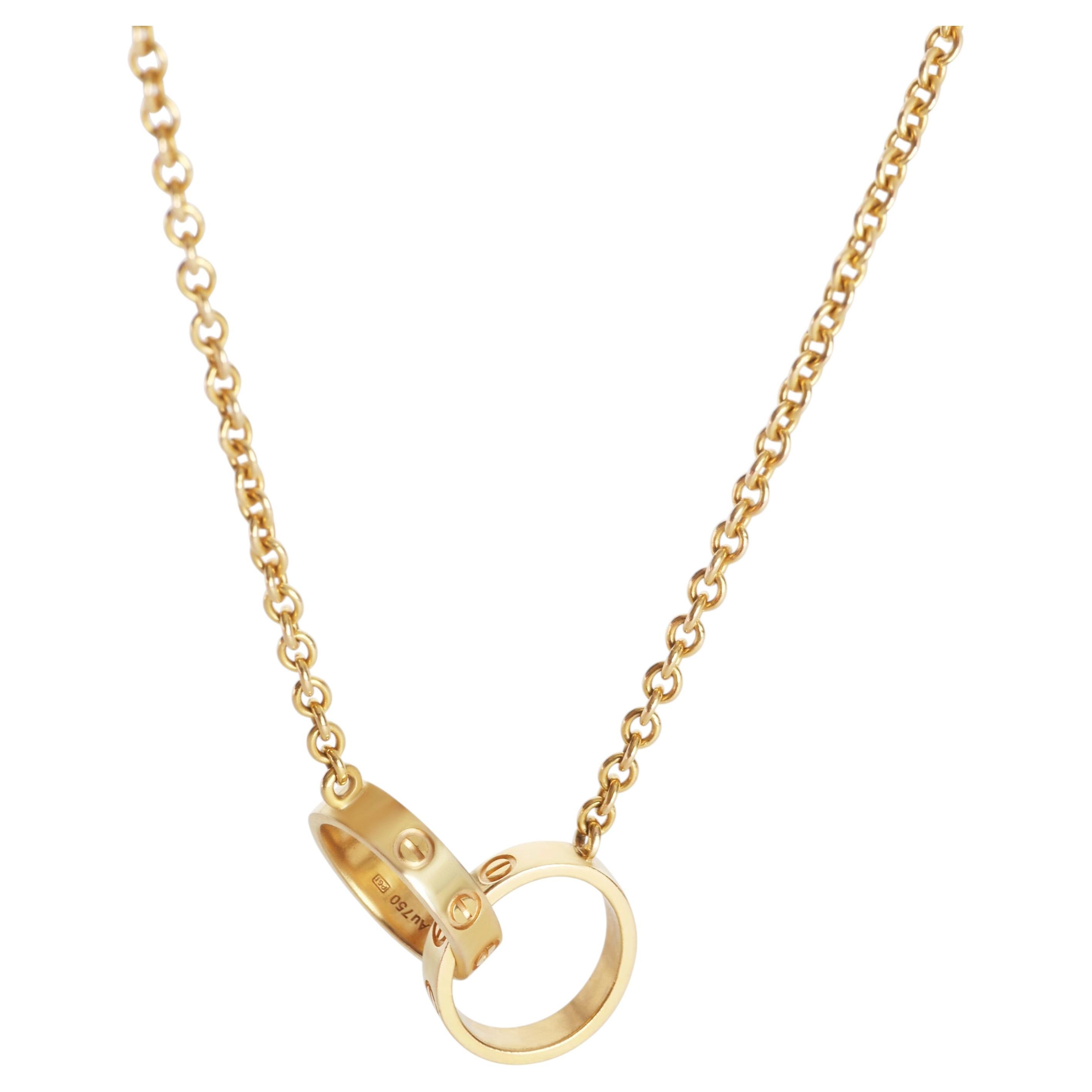 Cartier Oro Amarillo  Collar Amor en venta
