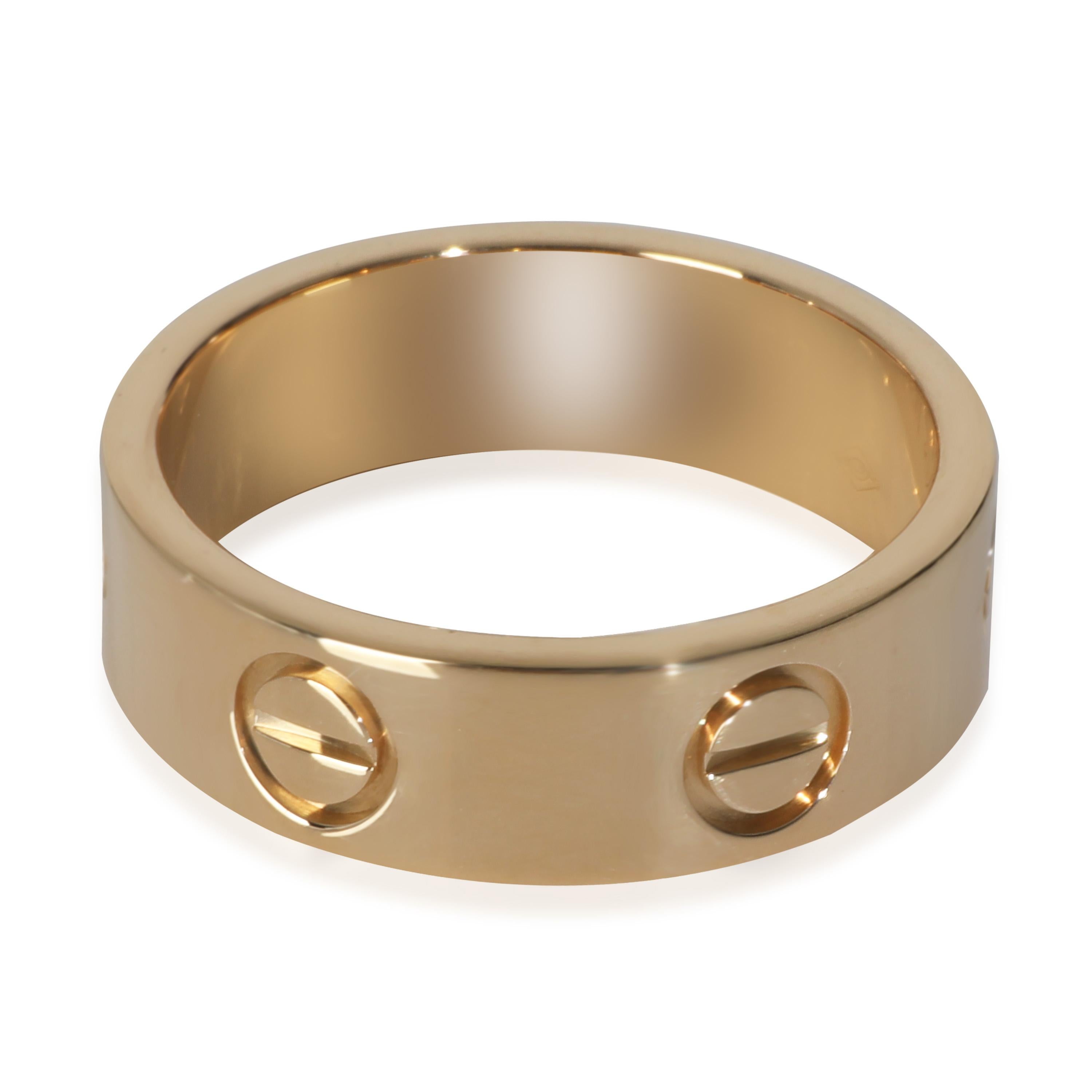 Or jaune de Cartier  Anneau d'amour

DÉTAILS PRIMAIRES
SKU : 145900
Titre de la liste : Cartier Or Jaune  Anneau d'amour
Description de l'état : La collection Love de Cartier est l'incarnation même de l'icône, depuis les designs reconnaissables