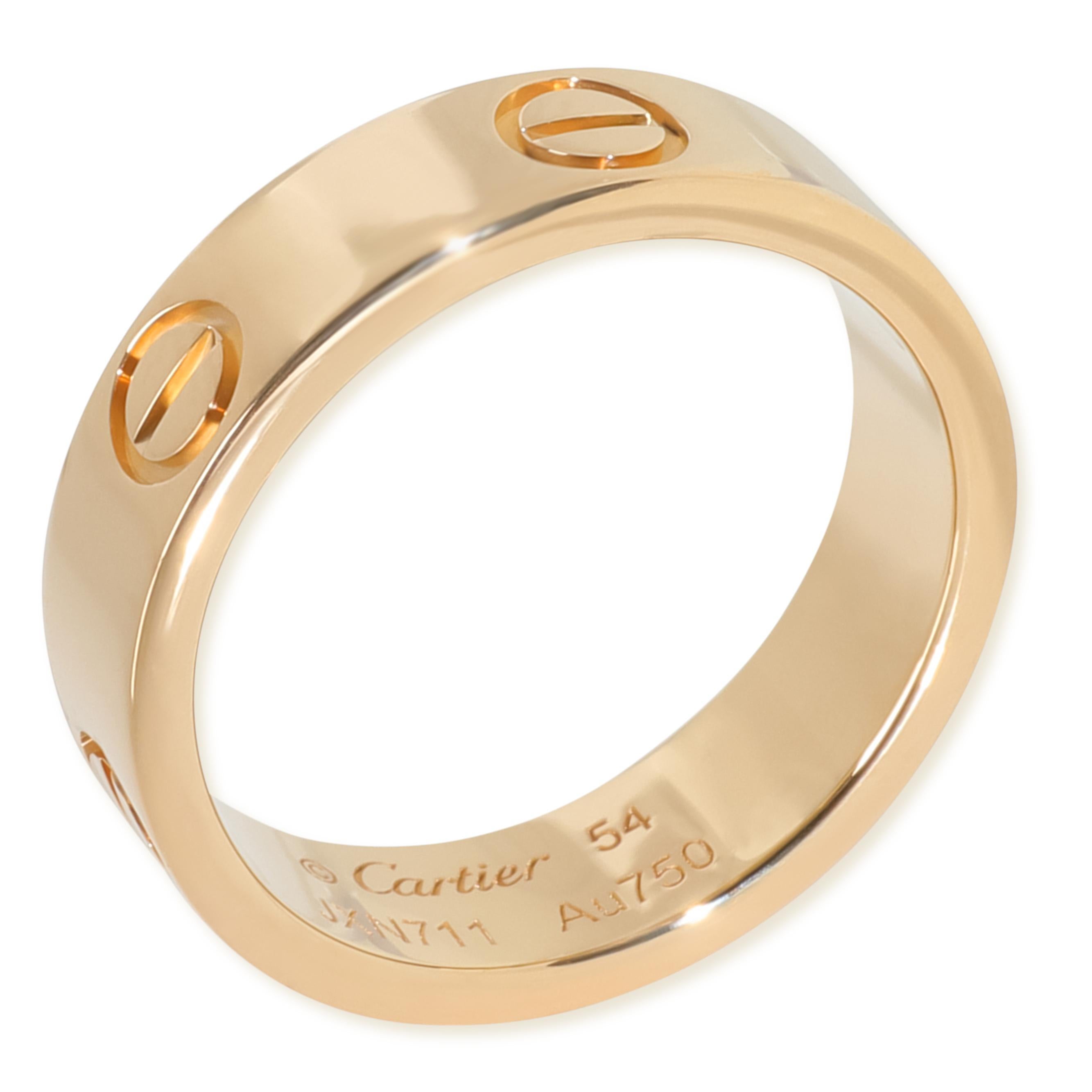 Cartier Gelbgold  Liebesring im Zustand „Hervorragend“ im Angebot in New York, NY