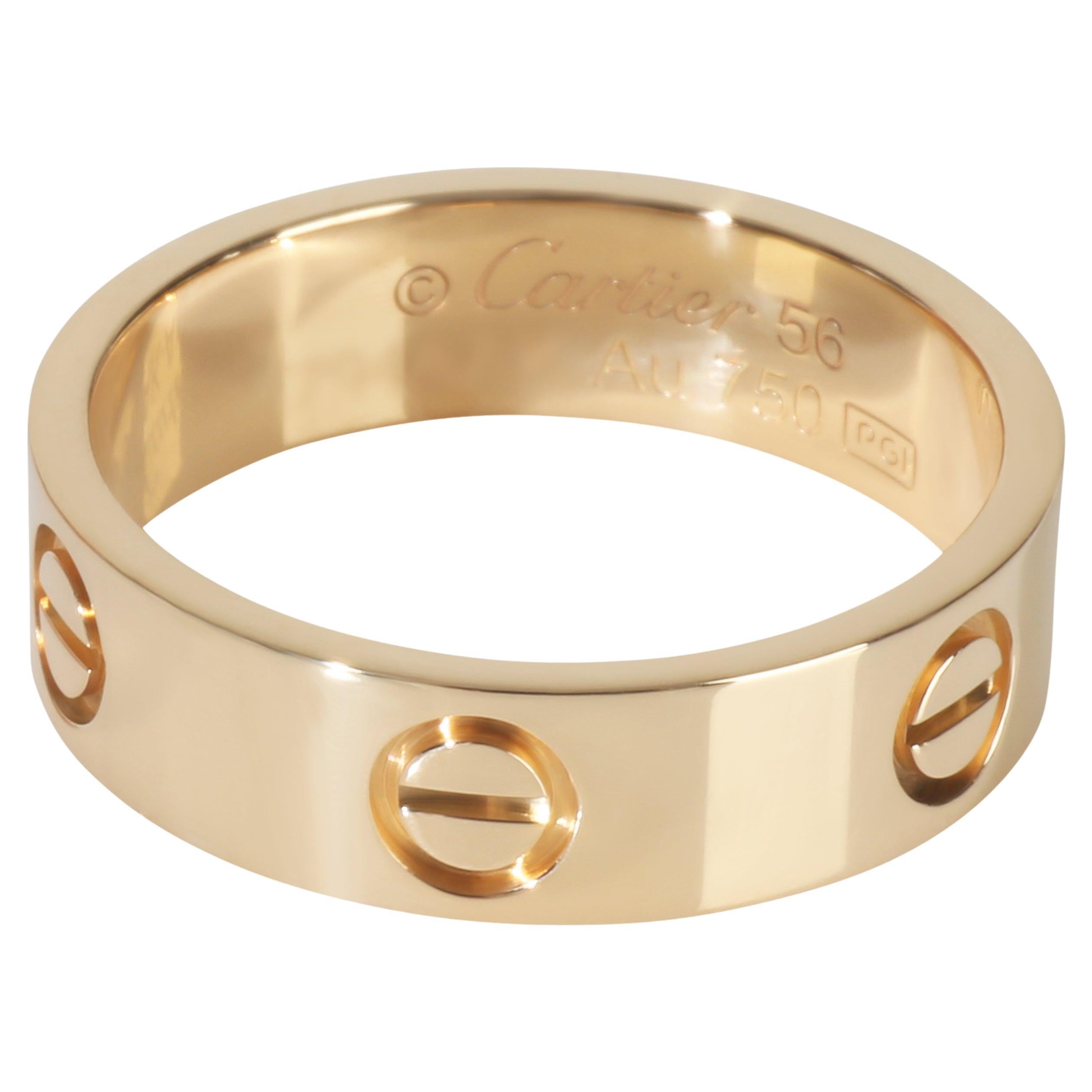 Cartier Yellow Gold  Love Ring