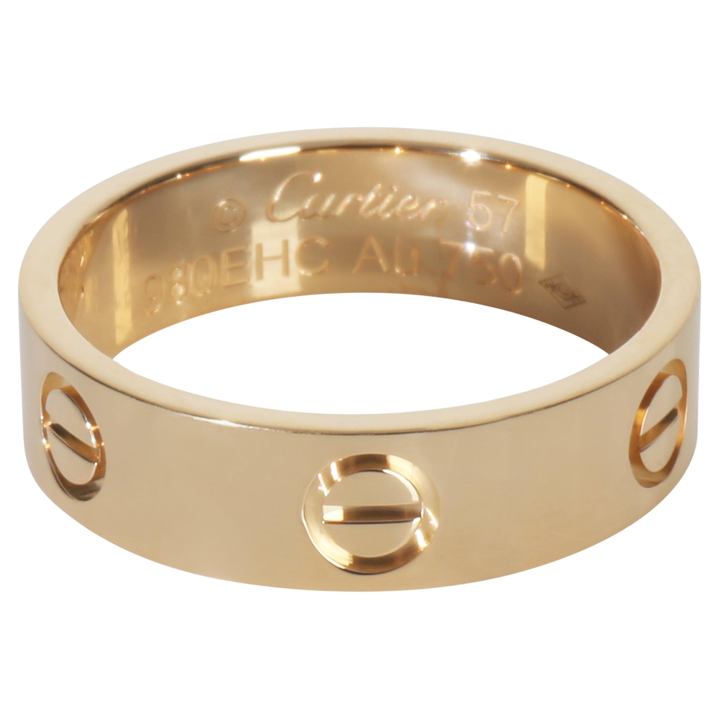 Cartier Yellow Gold  Love Ring