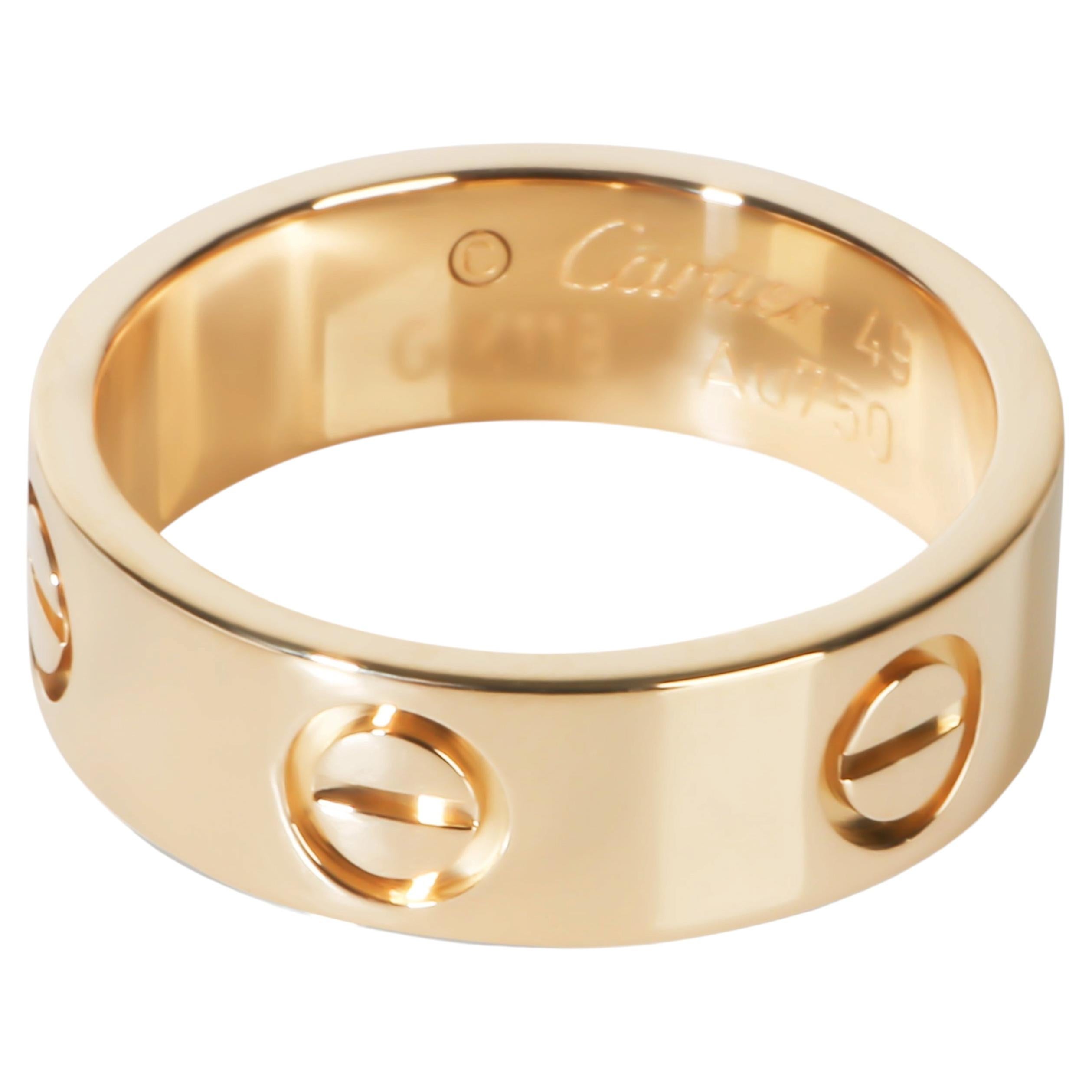 Cartier Yellow Gold Love Ring