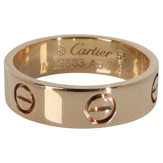 Cartier Yellow Gold Mini Model Love Ring For Sale at 1stDibs