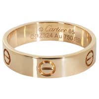 Cartier Yellow Gold Mini Model Love Ring For Sale at 1stDibs