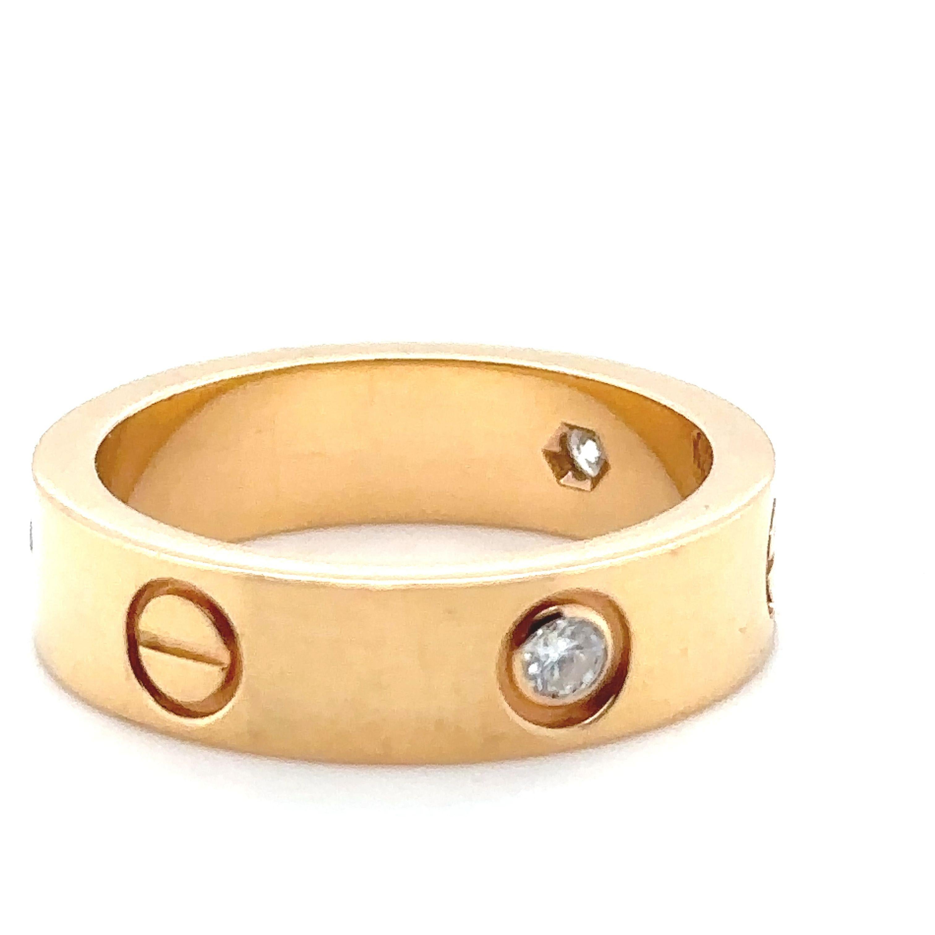 cartier love ring