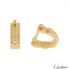 Cartier Yellow Gold Maillon Panthere Cufflinks