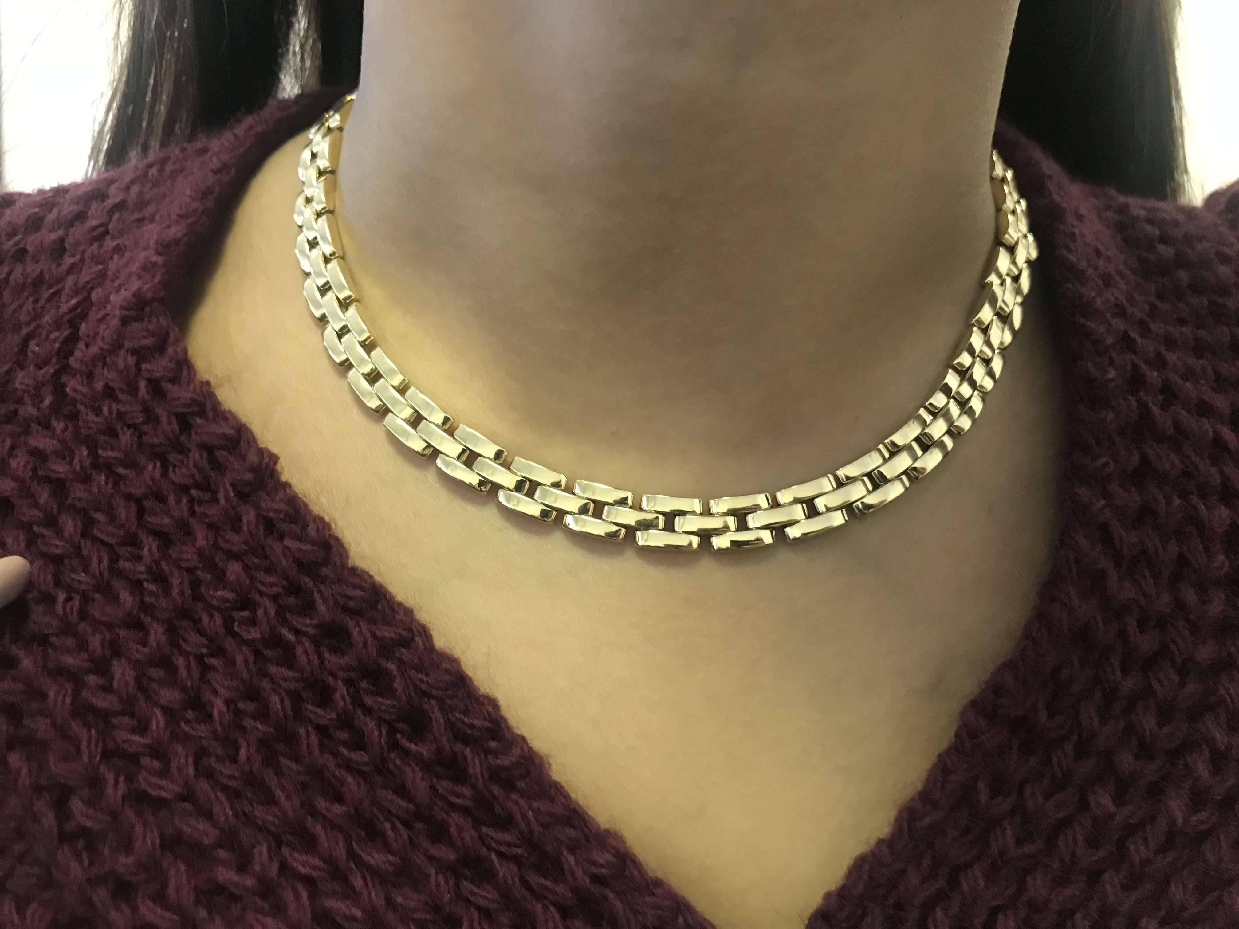 cartier maillon panthere necklace