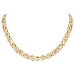Cartier Yellow Gold Maillon Panthere Necklace