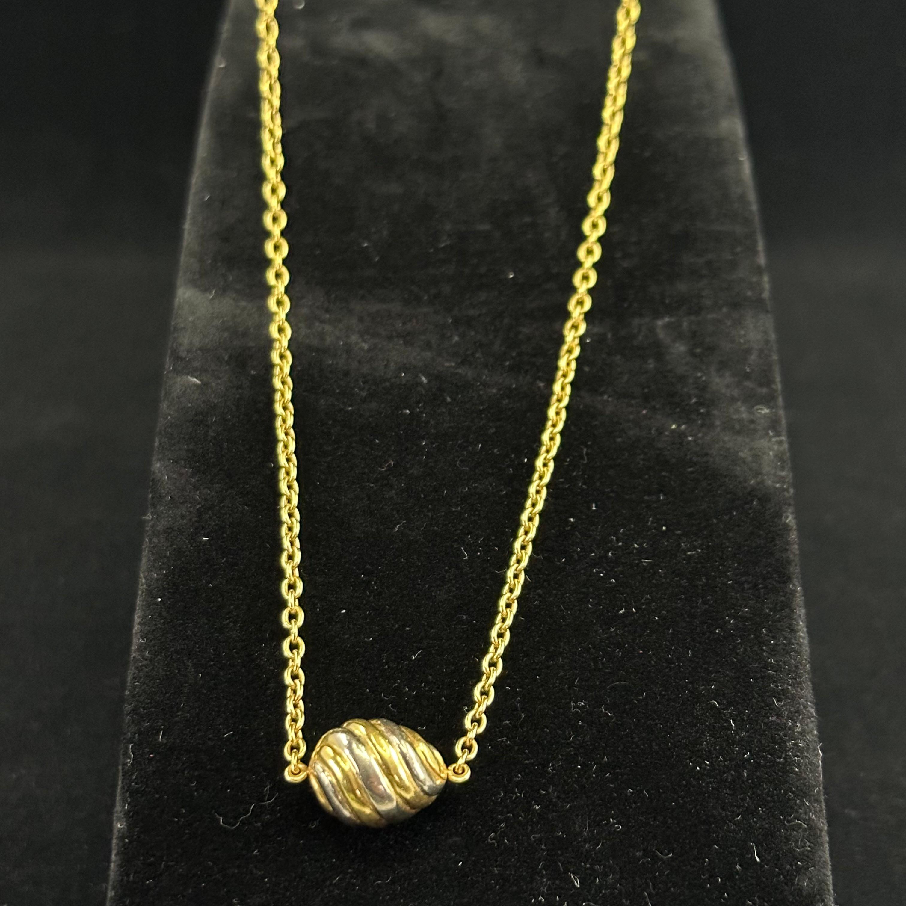 Modern Cartier Yellow Gold Necklace 18k  For Sale