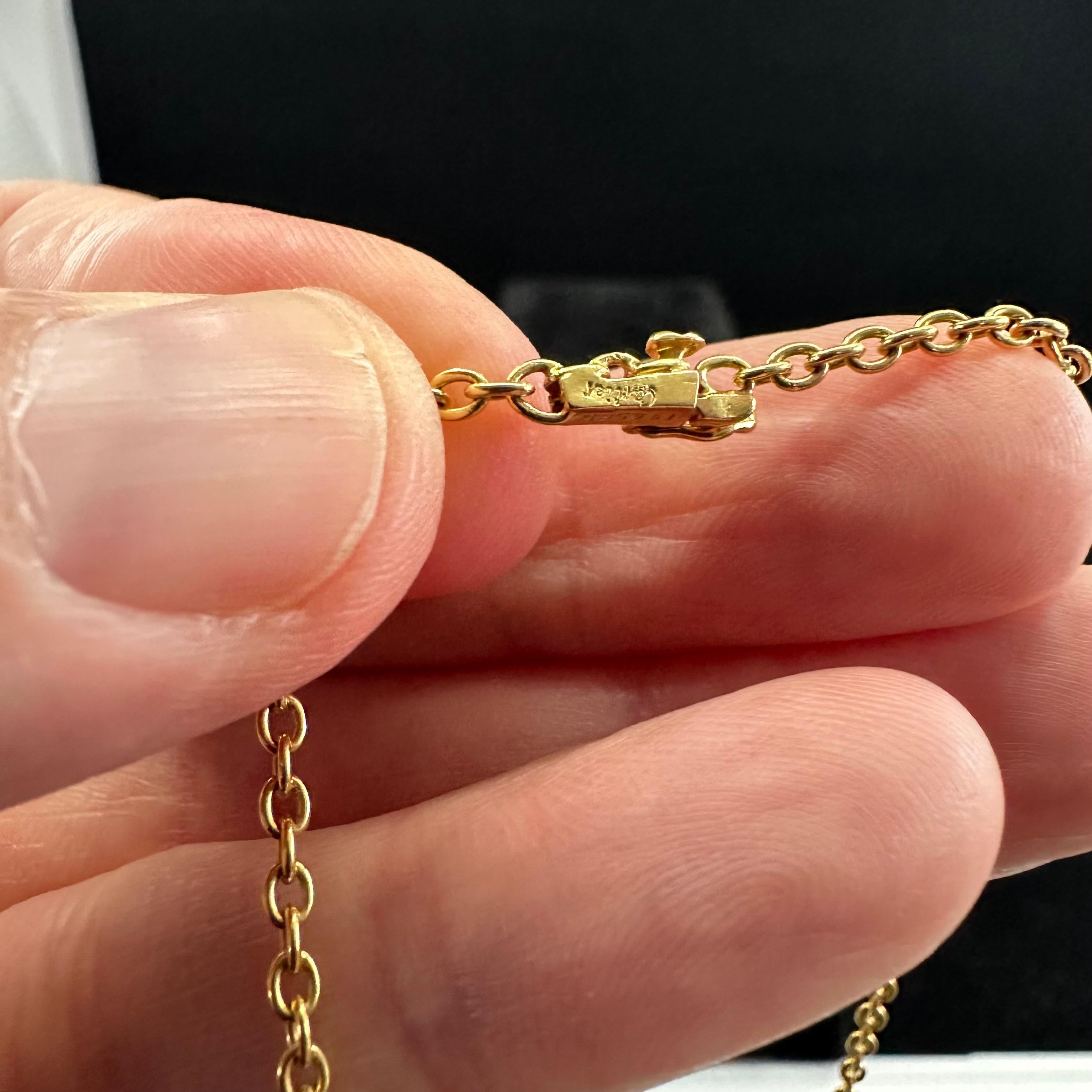 Cartier Yellow Gold Necklace 18k  In Good Condition For Sale In Beverly Hills, CA