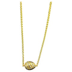 Retro Cartier Yellow Gold Necklace 18k 