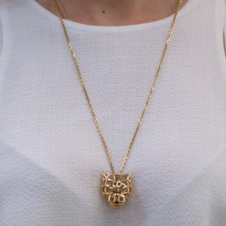 Panther head necklace Clearance