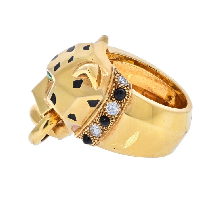Anillo leopardo cartier sale