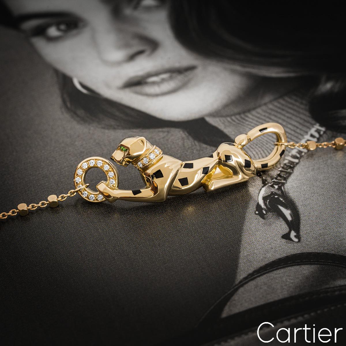 Women's Cartier Yellow Gold Panthere de Cartier Bracelet B6064518