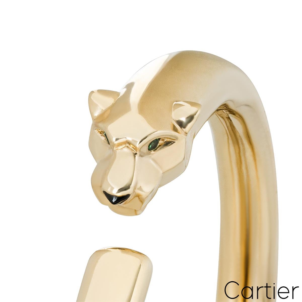 Cartier Yellow Gold Panthere De Cartier Bracelet In New Condition In London, GB