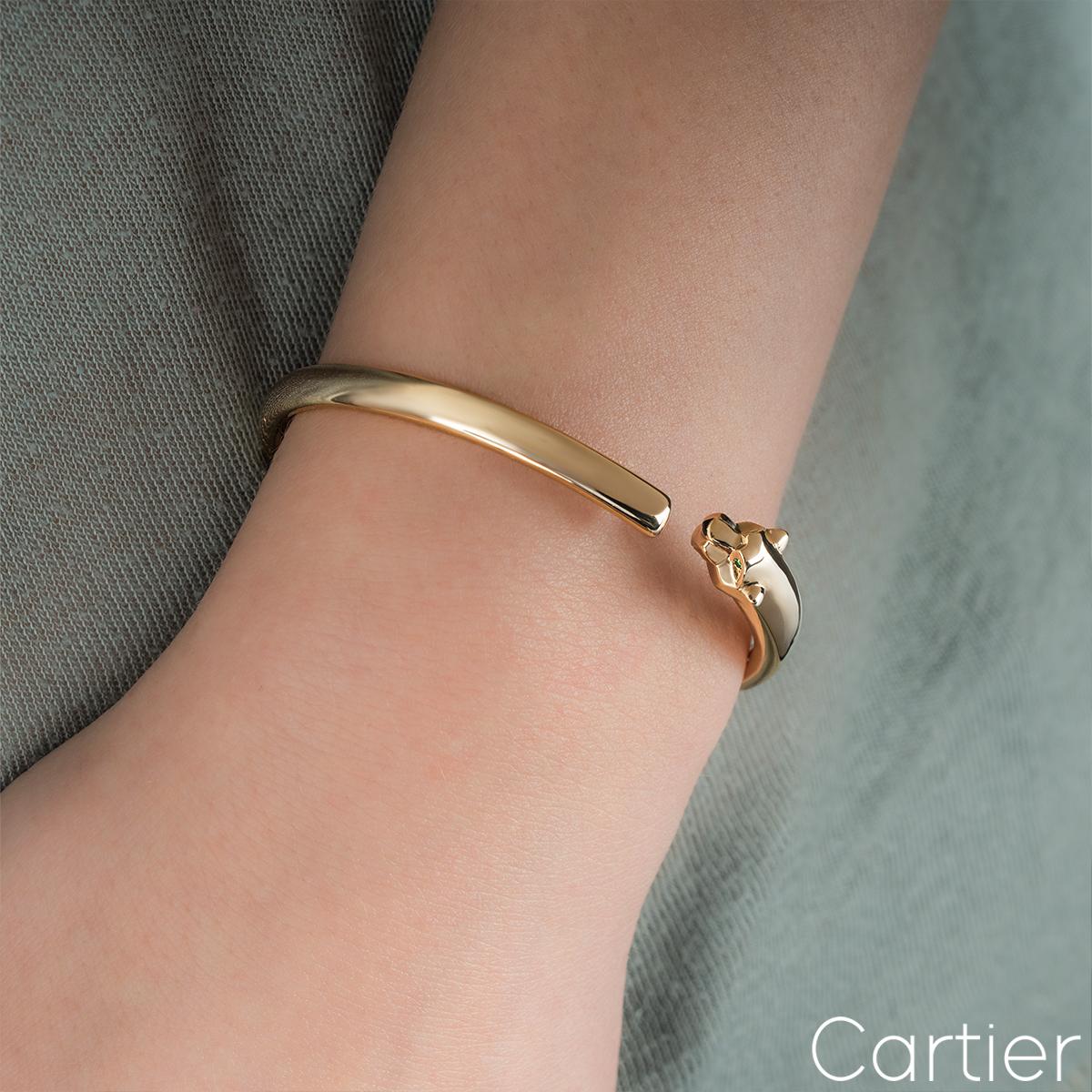 Women's or Men's Cartier Yellow Gold Panthere De Cartier Bracelet