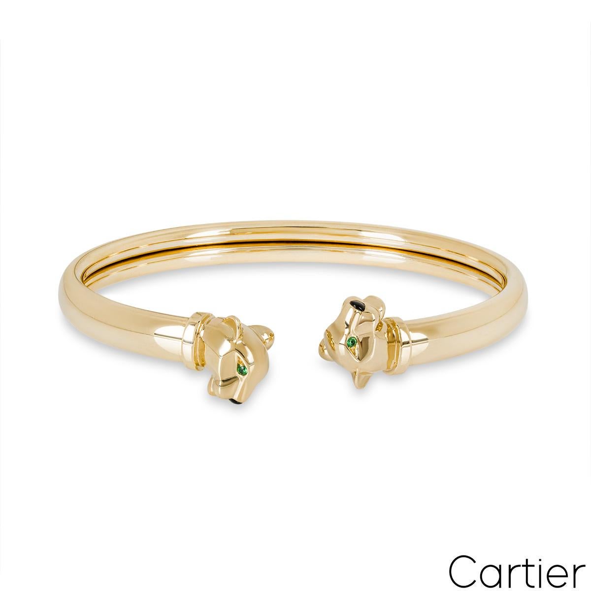 Cartier Gelbgold Panthère de Cartier Armband Größe 17 N6706117 (Rundschliff)