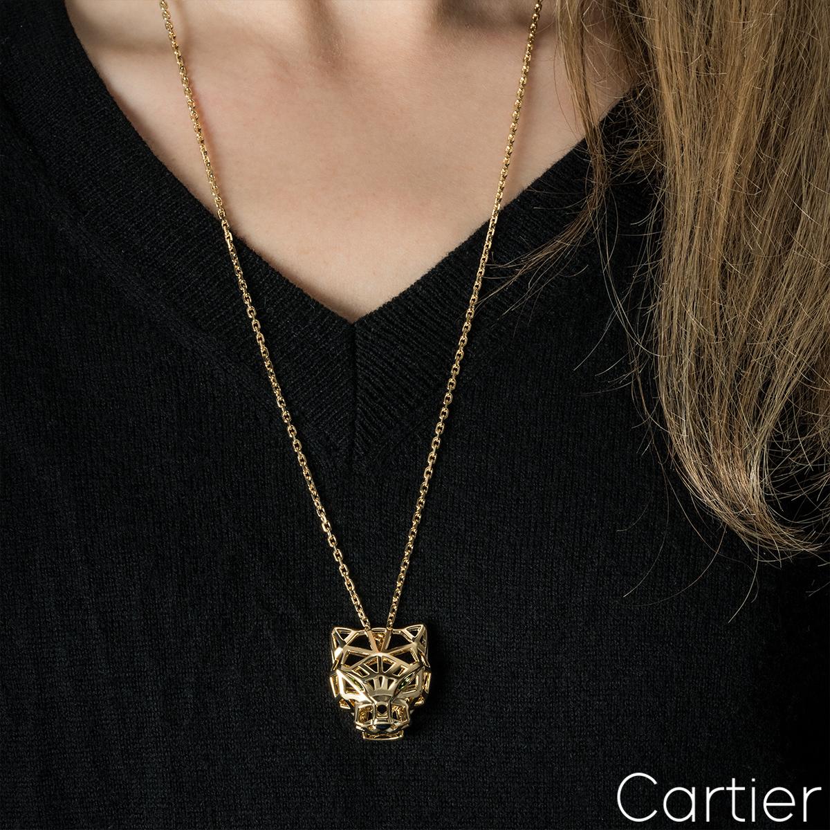 cartier lion necklace