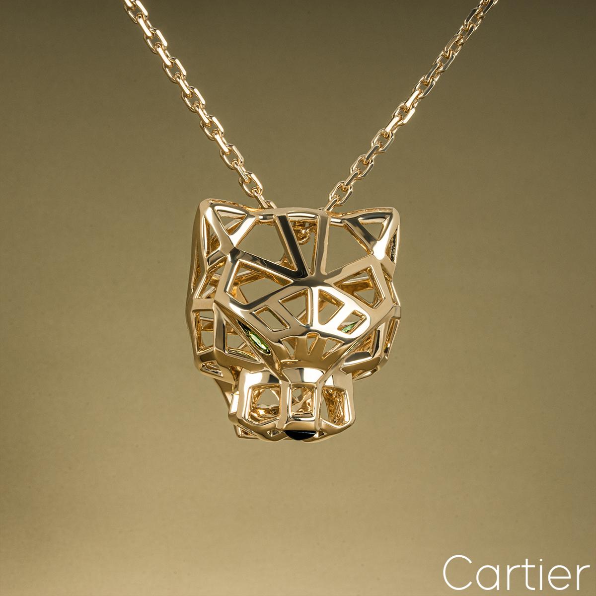 Cartier Yellow Gold Panthère De Cartier Necklace N7424210 In Excellent Condition For Sale In London, GB