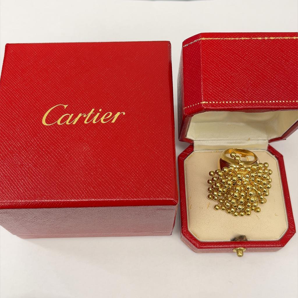 Cartier Paris Nouvelle Vague Perreque Ring aus Gelbgold in 18 Karat Gelbgold 6