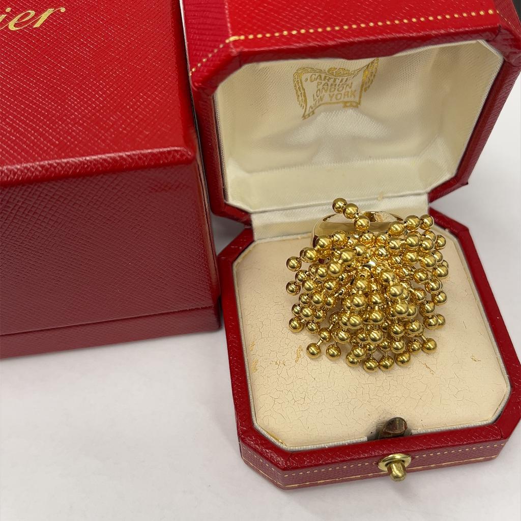 Cartier Paris Nouvelle Vague Perreque Ring aus Gelbgold in 18 Karat Gelbgold 7