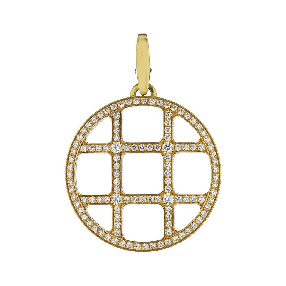 Cartier Yellow Gold Pasha De 18 Karat Diamond Pendant Necklace