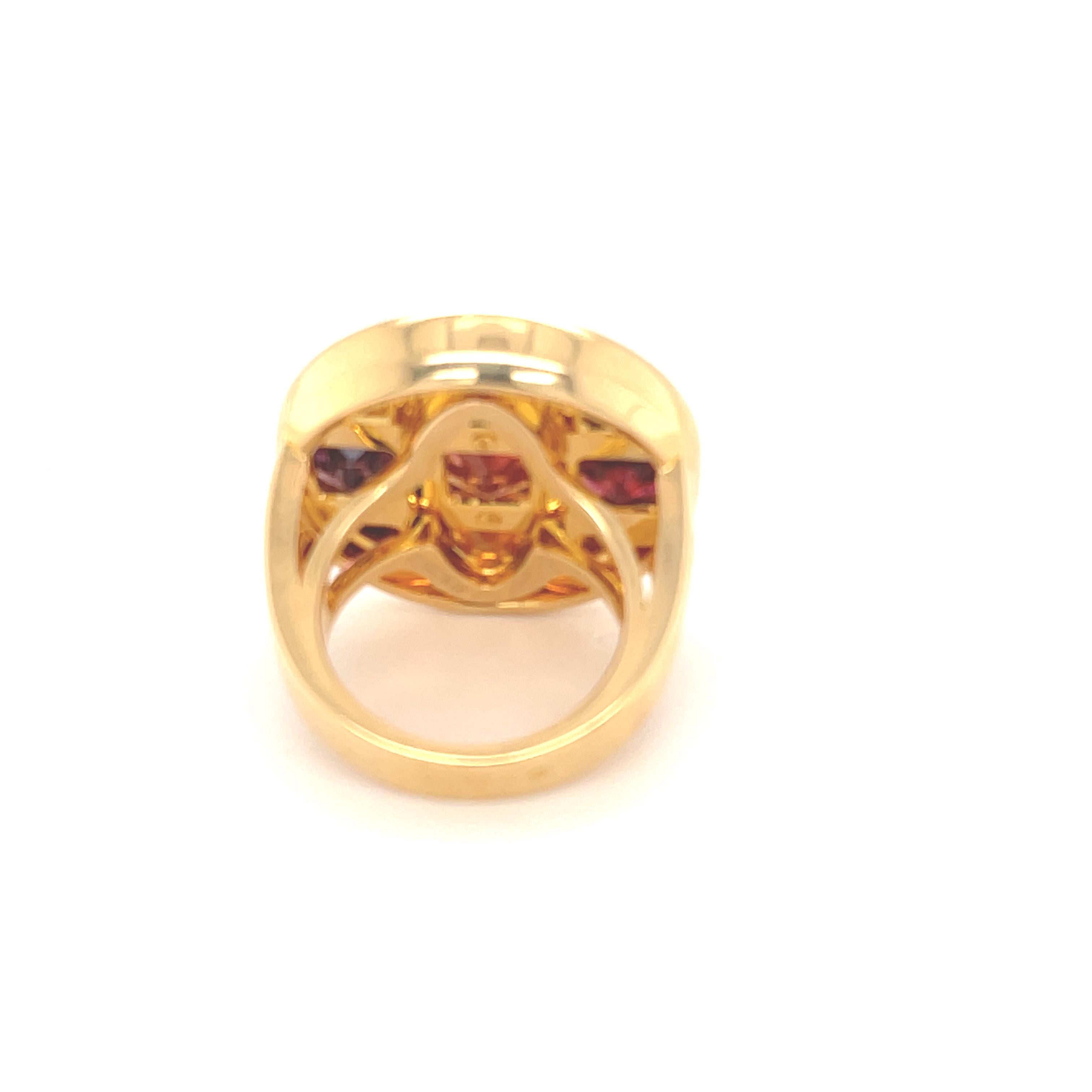 Gelbgold-Edelsteinring von Cartier mit Pascha-Perle (Moderne)