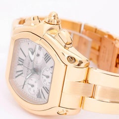 Cartier Yellow Gold Roadster Chronograph Automatic Wristwatch