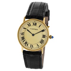 Cartier Gelbgold Ronde Armbanduhr