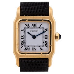 Cartier Yellow Gold Santos Manual Wind wristwatch, circa 1970s