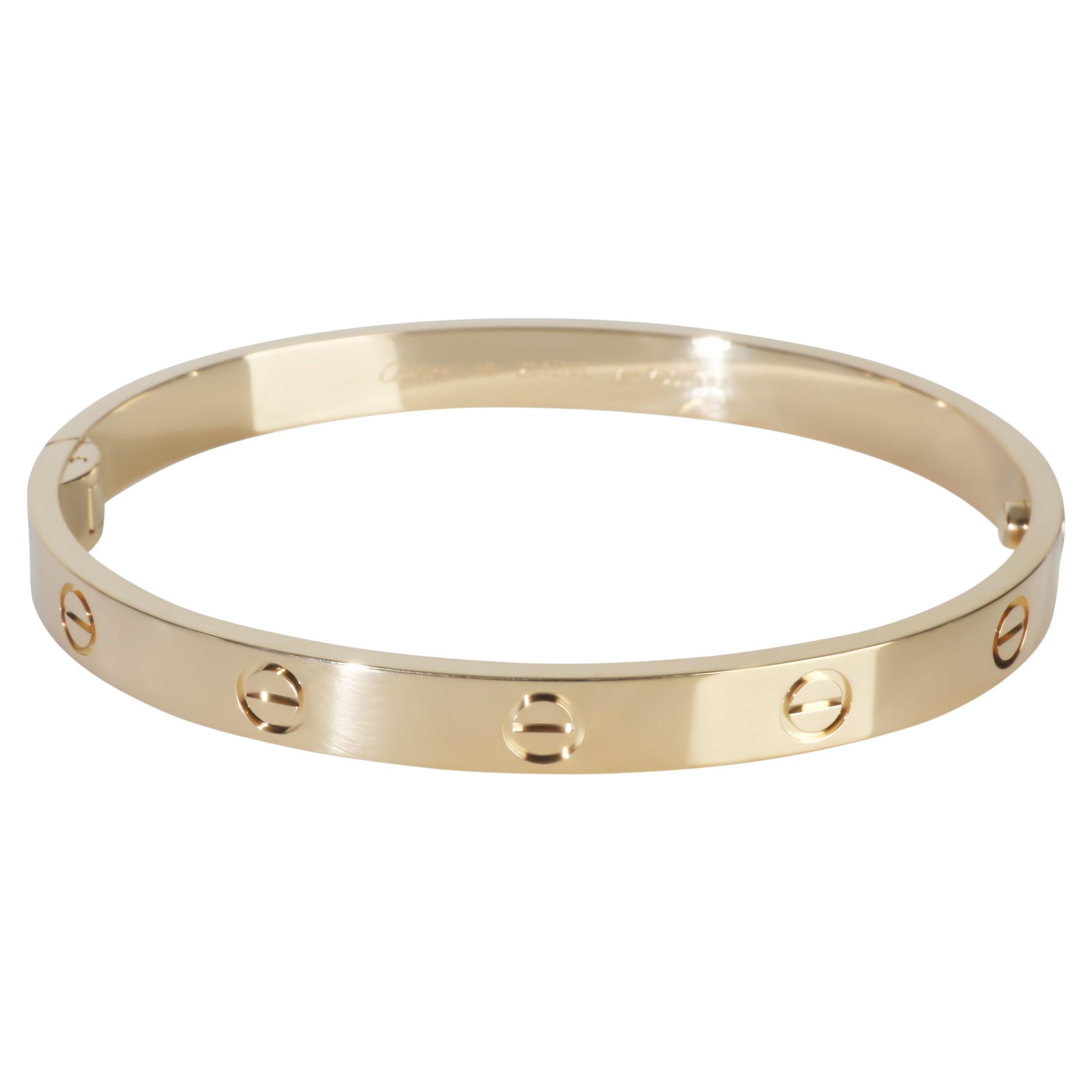 Cartier Yellow Gold  Single Screw Love Bracelet