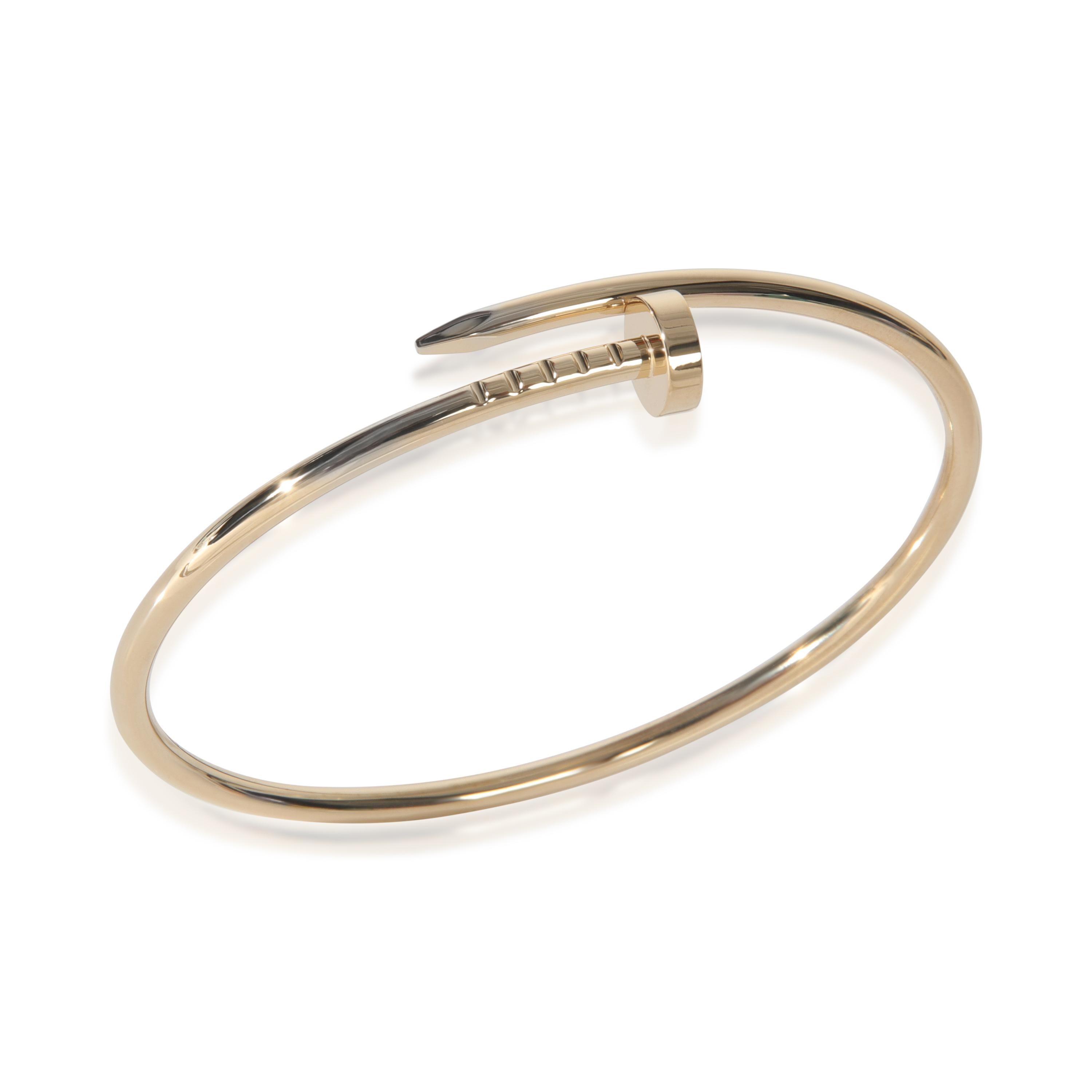 Cartier Yellow Gold  Small Model Juste Un Clou Bracelet

PRIMARY DETAILS
SKU: 149820
Listing Title: Cartier Yellow Gold  Small Model Juste Un Clou Bracelet
Condition Description: Translating to 'just a nail', the Juste Un Clou collection from