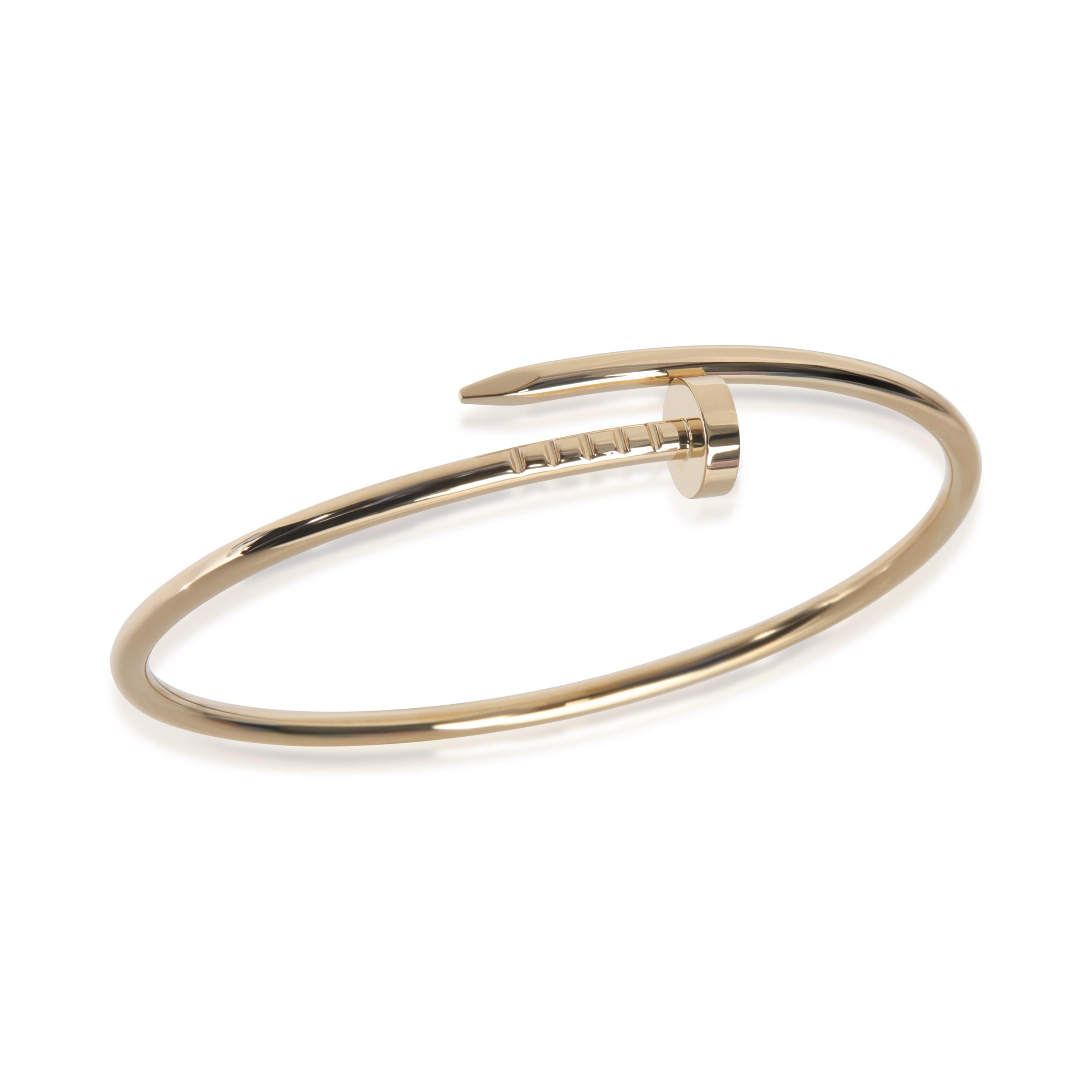 Cartier Yellow Gold  Small Model Juste Un Clou Bracelet For Sale 2