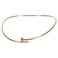 Cartier Juste Un Clou Torque-Halskette aus Gelbgold, kleines Modell