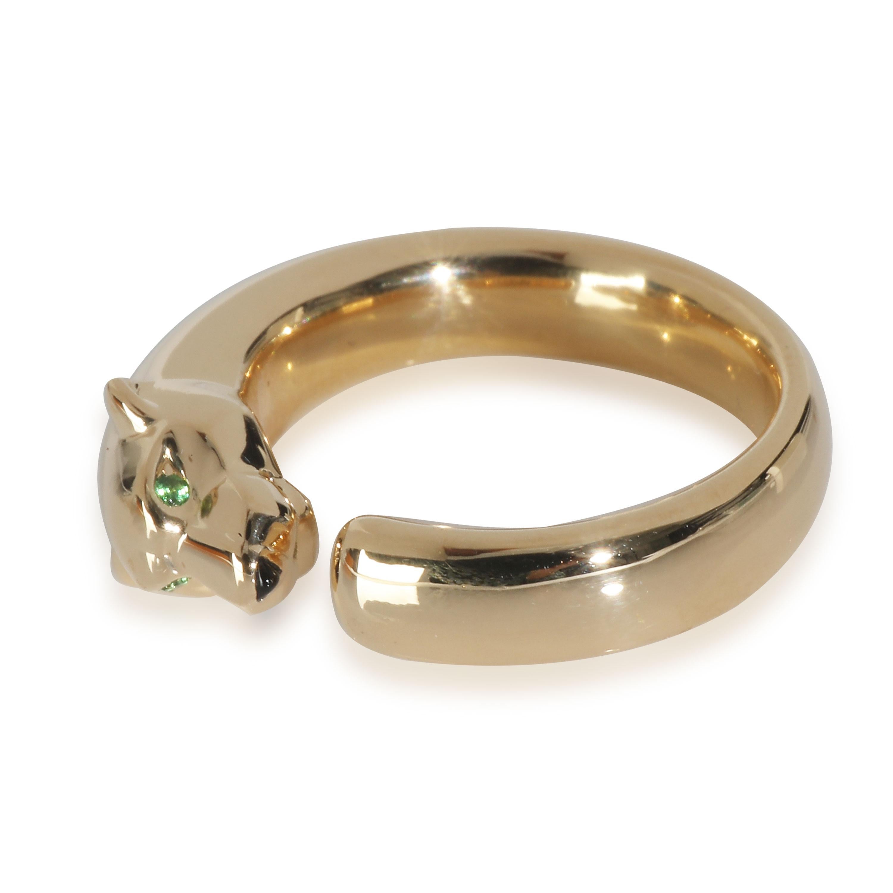 Cartier Gelbgold Kleines Modell Panthere de Cartier Ring im Zustand „Hervorragend“ im Angebot in New York, NY