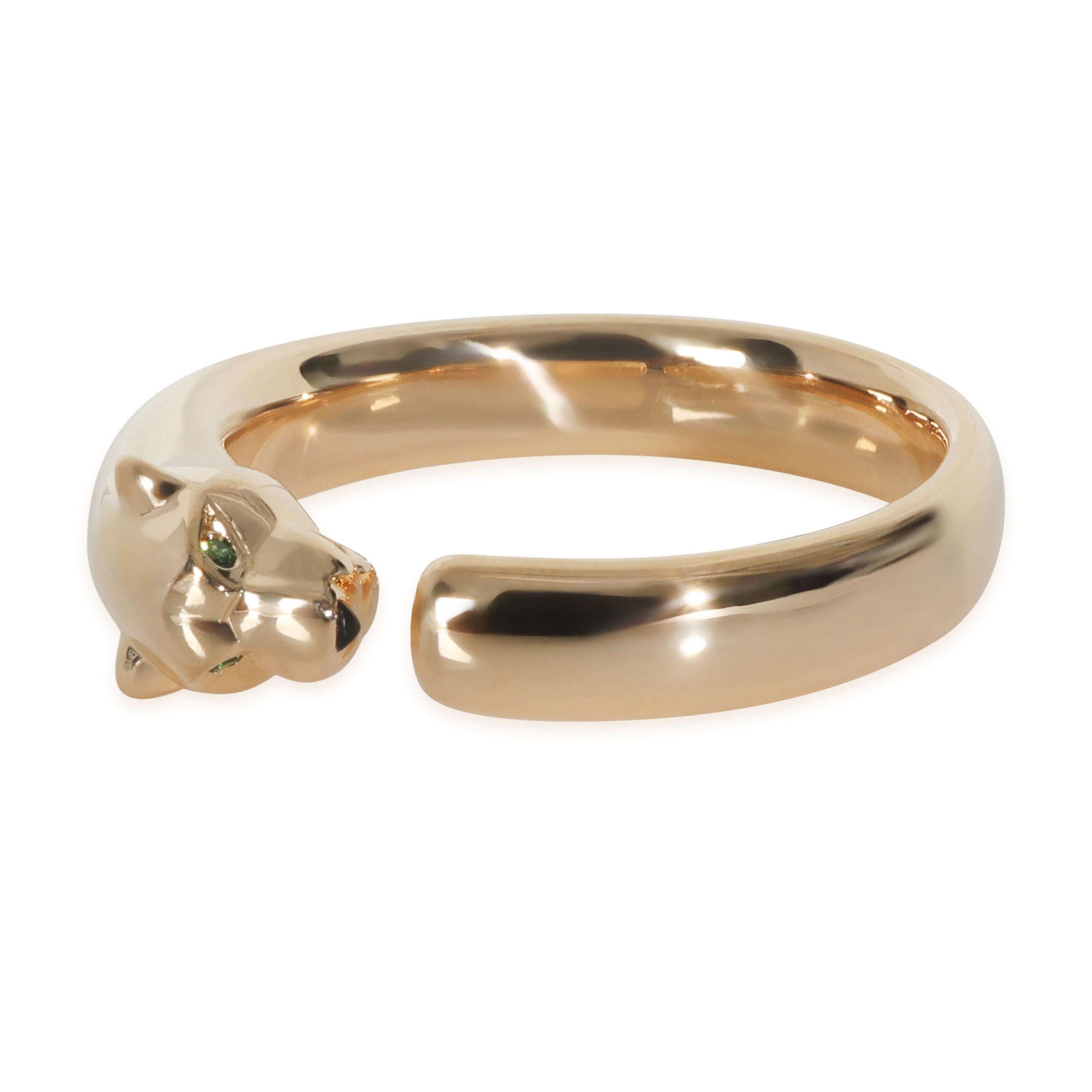Cartier Gelbgold  Kleines Modell Panthere de Cartier Ring im Zustand „Hervorragend“ im Angebot in New York, NY