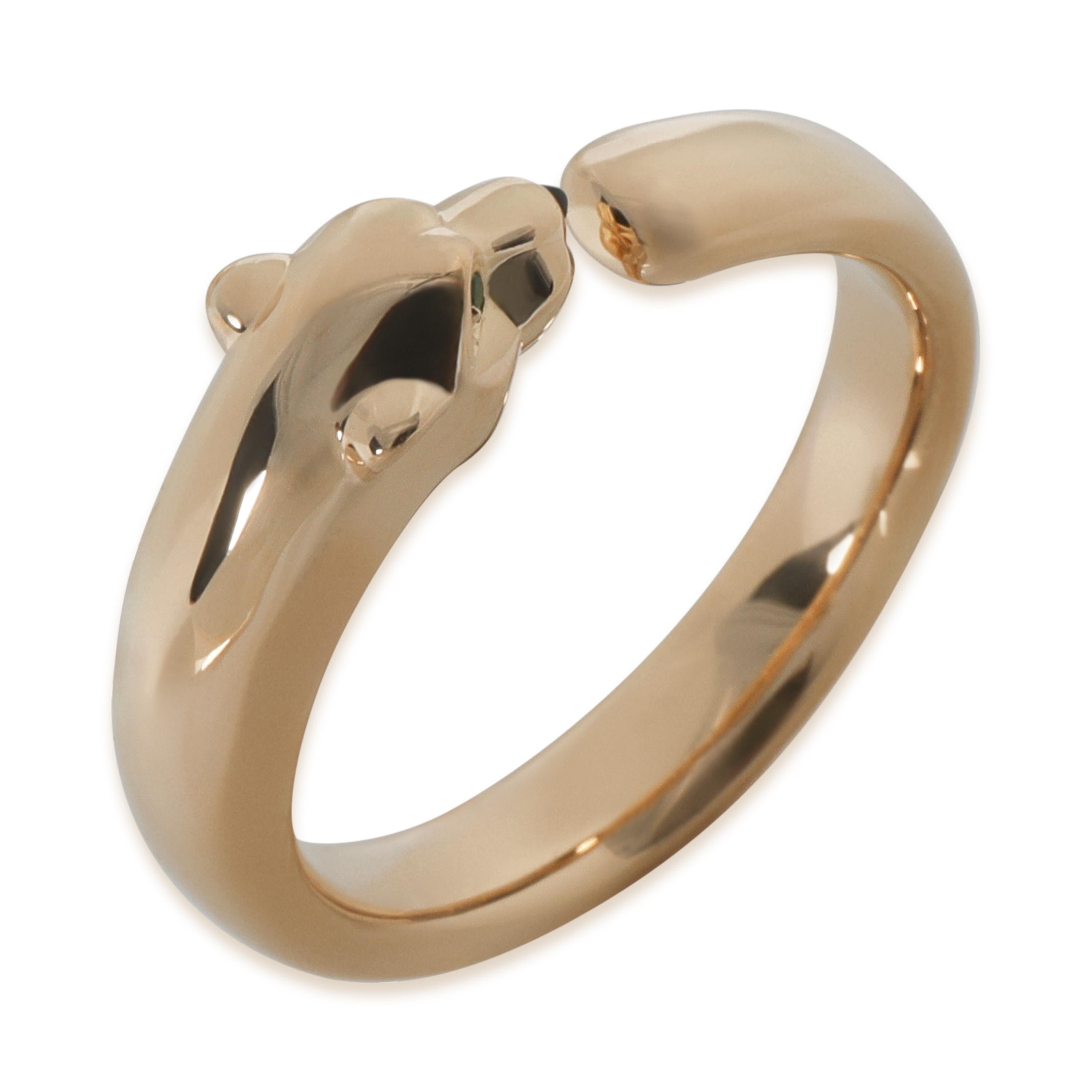 Cartier Gelbgold  Kleines Modell Panthere de Cartier Ring im Angebot 2