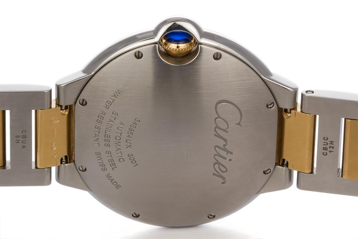 Cartier Yellow Gold Stainless Steel Ballon Bleu Automatic Wristwatch  1