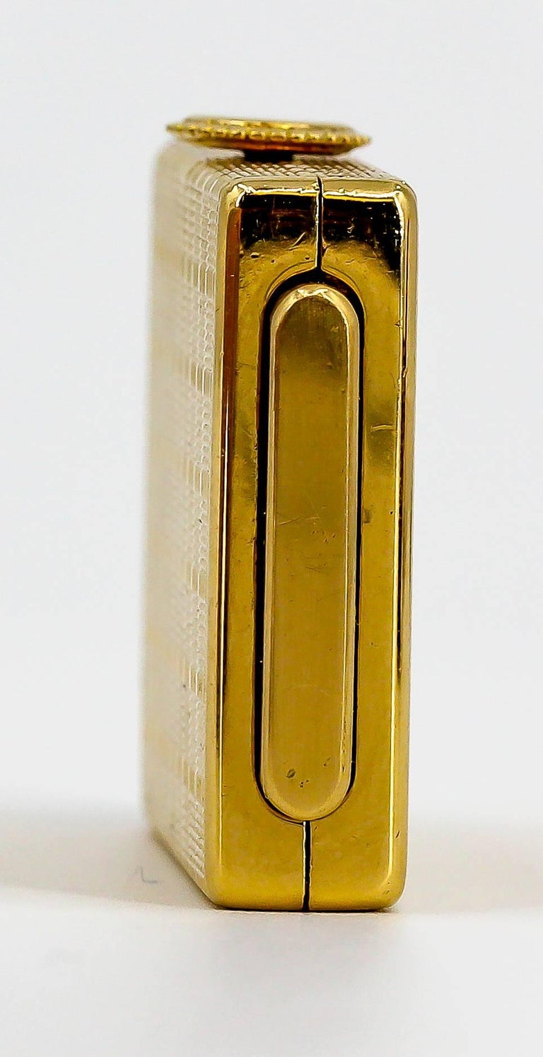 Cartier Yellow Gold Traveling Shutter Mechanical wind Watch Clock at ...