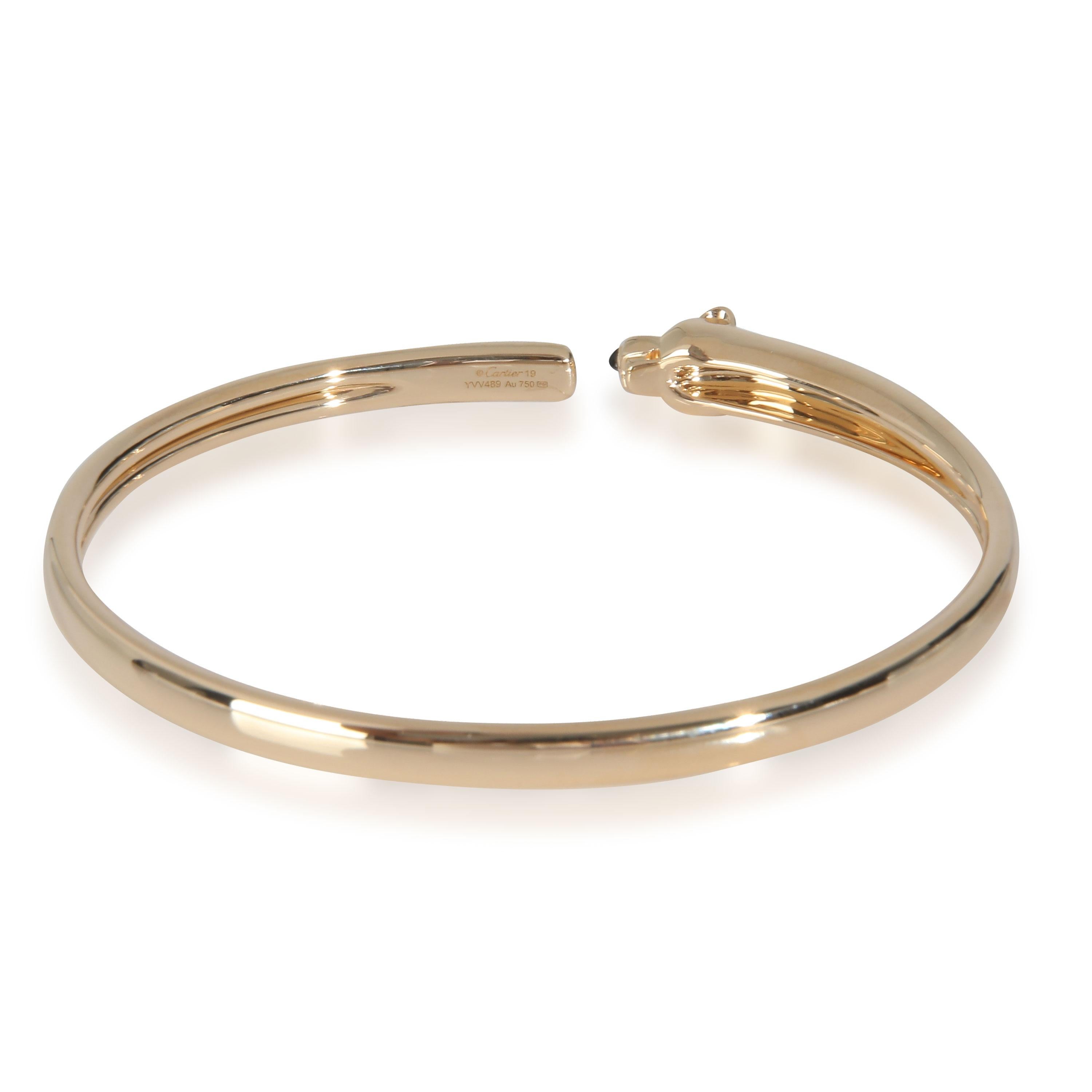 Cartier Gelbgold Tsavorit und Onyx kleines Modell Panthere de Cartier Armband

PRIMÄRE DETAILS
SKU: 146353
Auflistung Titel: Cartier Gelbgold Tsavorit und Onyx Kleines Modell Panthere de Cartier Armbänder
Beschreibung des Zustands: Die Kollektion