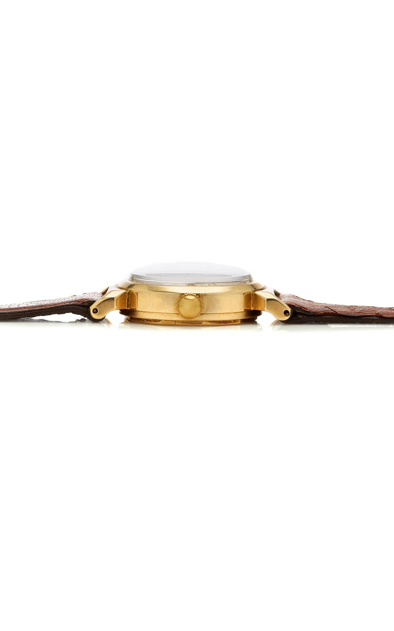 Cartier Yellow Gold Unisex Watch For Sale 1